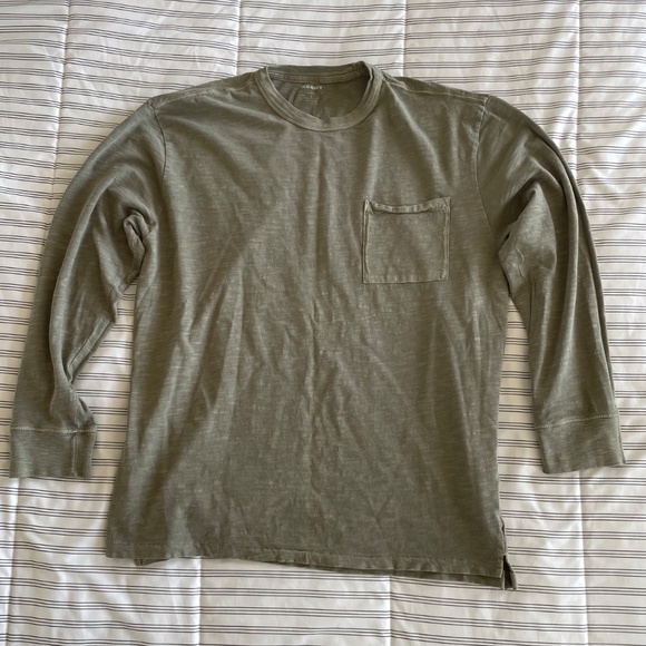 MEN,S TEE-SHIRT LONG SLEEVES  100% COTTON SIZE  L - Picture 2 of 8